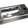 fontein Farnetta Rechts 37x18x9cm glans-zilver