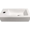 Fontein Farnetta Links 37x18x9cm mat-wit