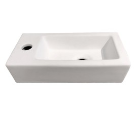 Fontein Farnetta Links 37x18x9cm mat-wit