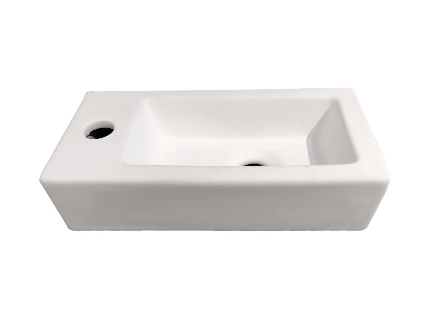 Fontein Farnetta Links 37x18x9cm mat-wit