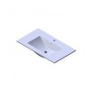 Florence Wastafel Parijs 80cm Met Kraangat Wit