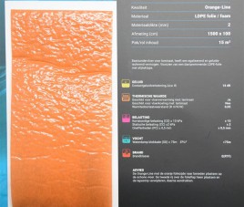 Floorlife Co-pro orange-line 15000x1000x2mm