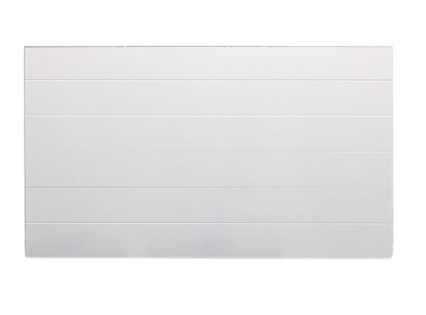 50x160 cm - Radiator Cover Lined (Gegroefde voorplaat) - Wit (RAL 9016)