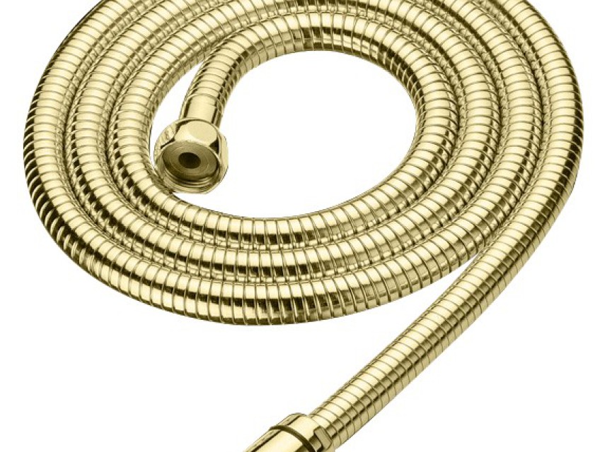 Doucheslang 150cm mat-goud