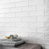 Handmade WIT MAT Wandtegel / Metro tegel / 7,5 x 30 / tbv Woonkamer muur / Badkamer / Toilet / Winkelruimte