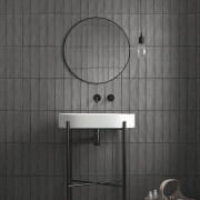 Handmade GRIJS MAT Wandtegel / Metro tegel / 7,5 x 30 / tbv Woonkamer muur / Badkamer / Toilet / Winkelruimte