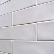 Handmade Zilver Grijs MAT Wandtegel / Metro tegel / 7,5 x 30 / tbv Woonkamer muur / Badkamer / Toilet / Winkelruimte
