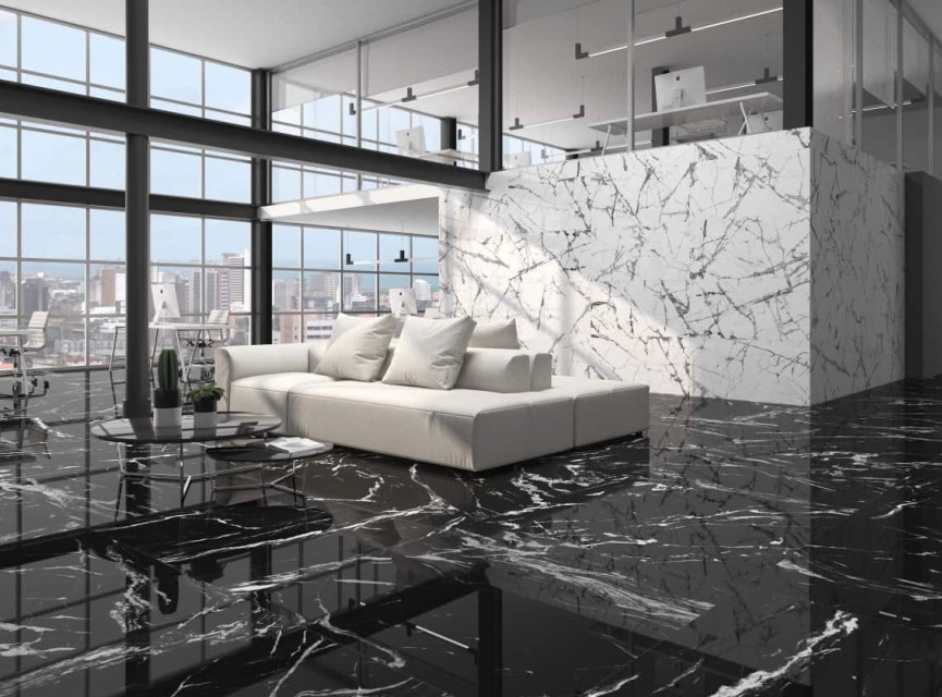 Lux Iceberg 120x120 Hoogglans Vloertegels / Woonkamer / Winkel Ruimte / Badkamer