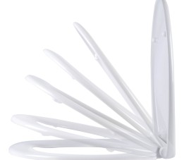 Demper one-touch soft-closing toiletzitting