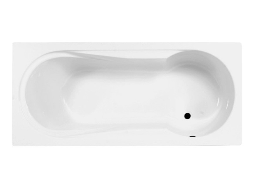 Bob bad met douchegedeelte 180x80x42cm zonder poten