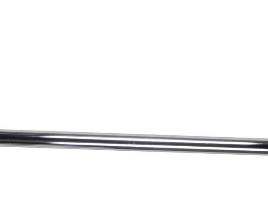 vloerbuis chroom 800x200x32 mm