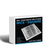 N-Square doucheput met flens 15x15x7.7cm