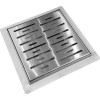 N-Square doucheput met flens 15x15x7.7cm