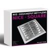 N-Square doucheput met flens 30x30x7.7cm