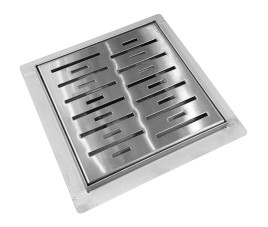 N-Square doucheput met flens 30x30x7.7cm