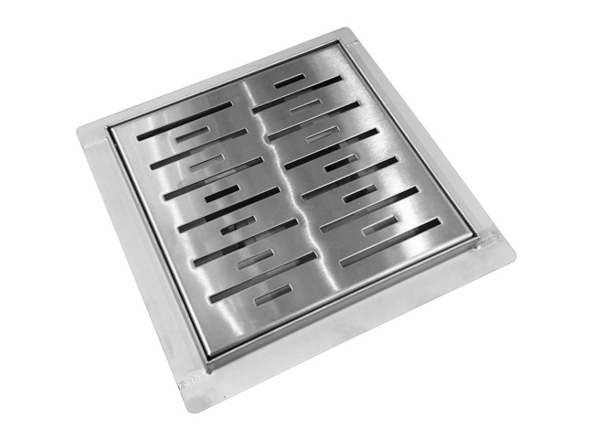 N-Square doucheput met flens 30x30x7.7cm