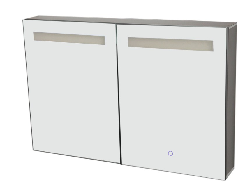 Aluma luxe spiegelkast incl. LED verlichting 90x60cm
