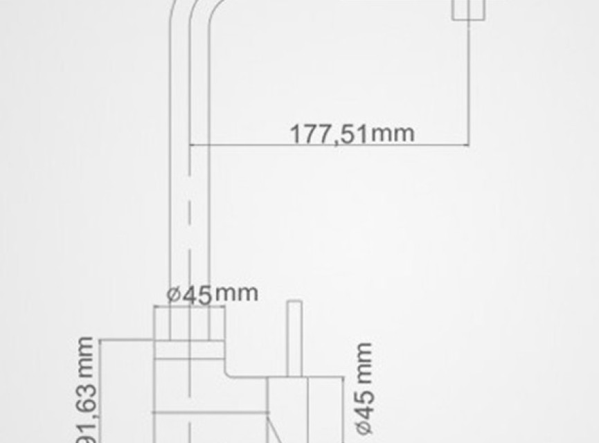 Giga RVS-304 Ore-Plus keukenkraan
