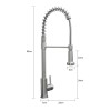 XXL-Flex RVS-304 Ore-Plus keukenkraan H=62cm