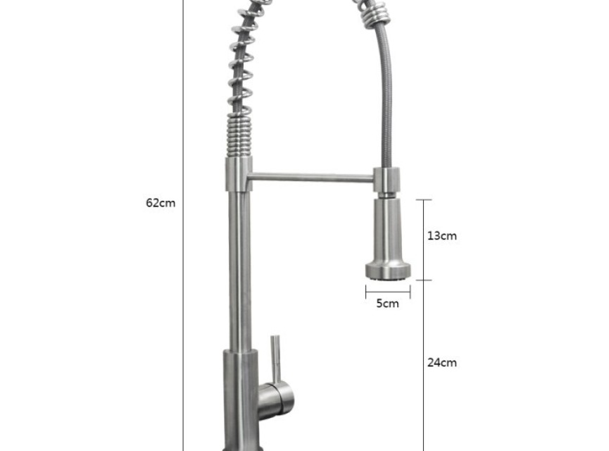 XXL-Flex RVS-304 Ore-Plus keukenkraan H=62cm