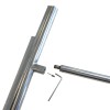 Big-One luxe design douche vloerwisser incl.safety grip Chr / RVS