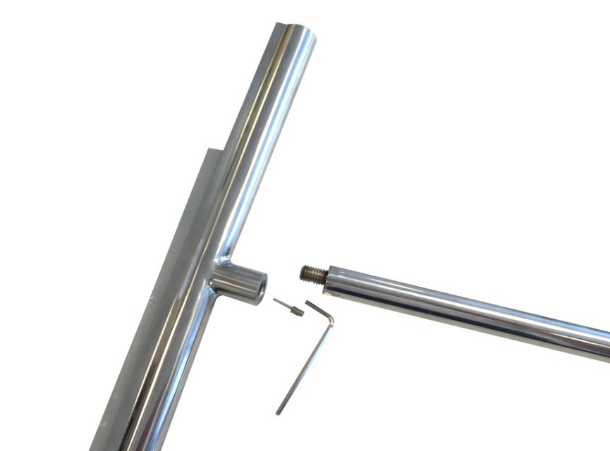 Big-One luxe design douche vloerwisser incl.safety grip Chr / RVS