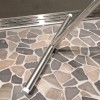 Big-One luxe design douche vloerwisser incl.safety grip Chr / RVS