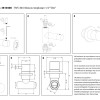 RVS-304 Ore inbouw-stopkraan 1/2