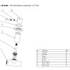 RVS-304 Ore inbouw-stopkraan 1/2