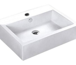 Feel wastafel 58x46x16cm m/1krg