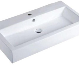 Feel Wastafel 80x44x15cm m/1krg