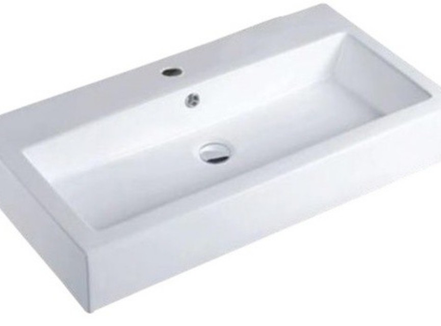 Feel Wastafel 80x44x15cm m/1krg