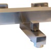 Square Badthermostaat rvs--look