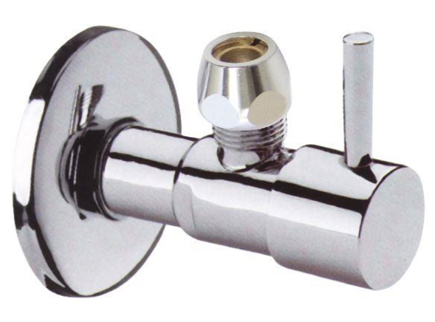 Design-Upper hoekstopkraan + rozet 3/8 x 10 mm