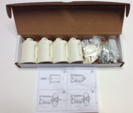 service (ter vervaning) los bevestigingset tbv. Zero Radiator