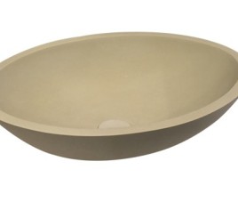Epona-Sand opbouw waskom Just-Solid 52 cm