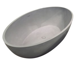 New-Stone vrijstaand bad Just-solid 180x85x52cm