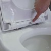 Thin-Line one-touch soft-closing toiletzitting