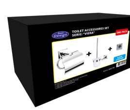 One-Pack toilet accessoires set Viera