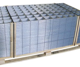 Pallet  a' 230 st draadstaalmatten maas 100 x 100 mm