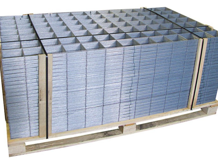 Pallet a' 230 st draadstaalmatten maas 150 x 150 mm