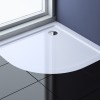 Dona lage douchebak 1/4 rond 90x90x4cm R=550