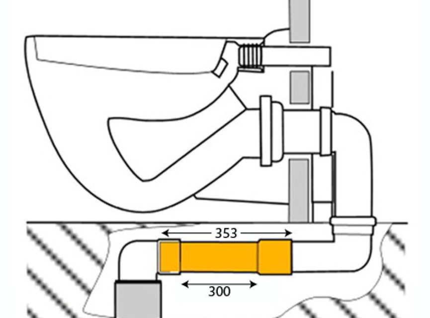 PVC verlengstuk tbv:verloopbocht art.3807411  No:3949