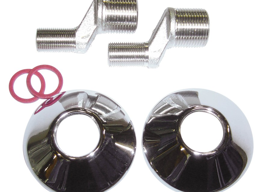 Paar S-koppeling 3/4'' x 3/8'' tbv.15>12 cm