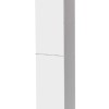 Blanco-Wit hoge kolomkast L en R 35x180 cm glans-wit