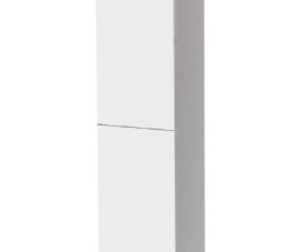 Blanco-Wit hoge kolomkast L en R 35x180 cm glans-wit