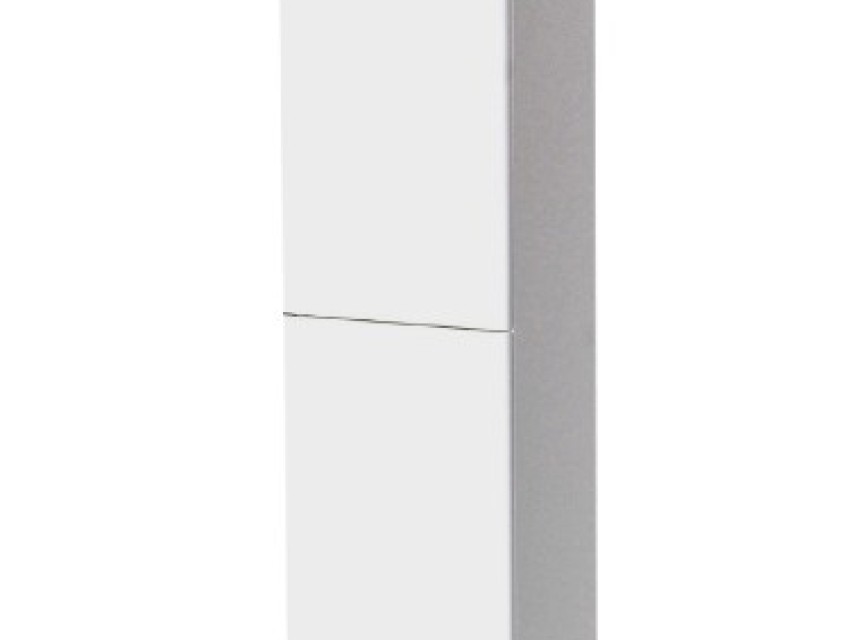 Blanco-Wit hoge kolomkast L en R 35x180 cm glans-wit