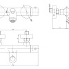High-Plus RVS-304 Ore opbouw badthermostaat