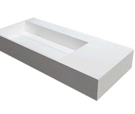 Q90 wastafel Just-Solid 90x48x13cm