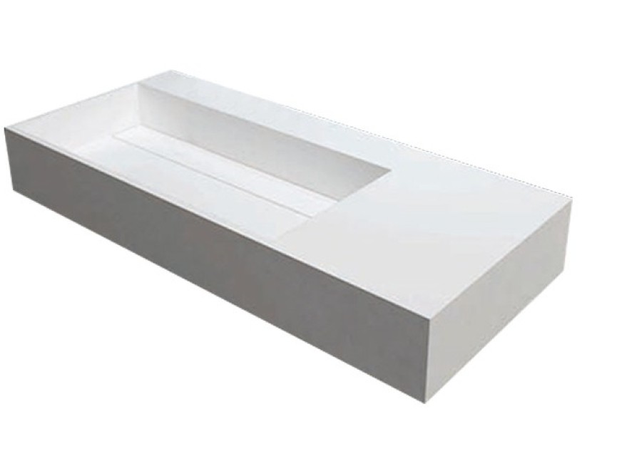 Q90 wastafel Just-Solid 90x48x13cm